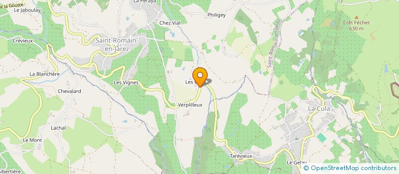 localisation de l'entreprise MONSIEUR HERVE GIRAUD  SAINT-ROMAIN-EN-JAREZ