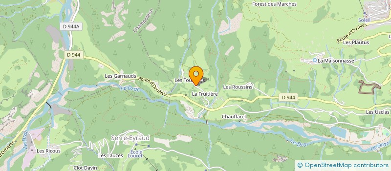 localisation de l'entreprise MONSIEUR HERVE GIRAUD-SAUVEUR à ORCIERES