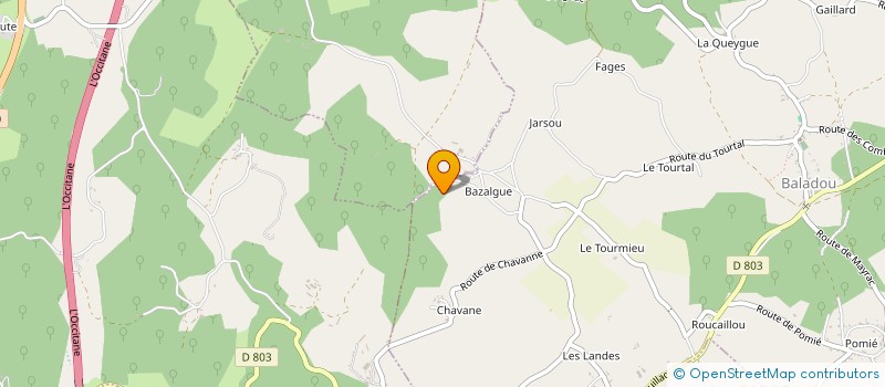 localisation de l'entreprise MONSIEUR HERVE GIRAUDIN  GIGNAC