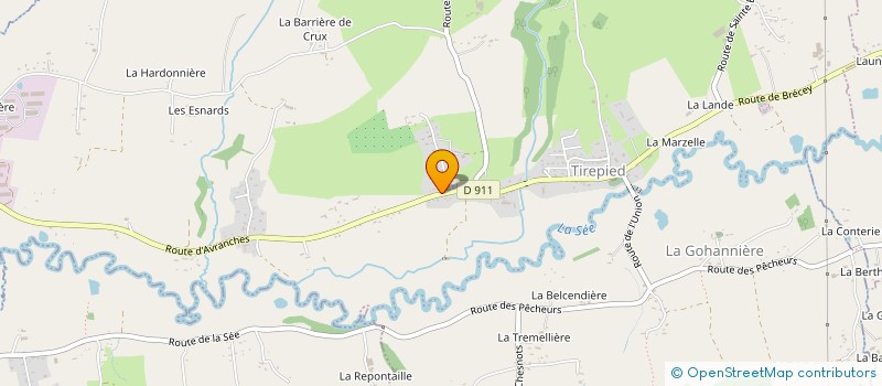 localisation de l'entreprise MONSIEUR HERVE GIROUARD  TIREPIED-SUR-SEE