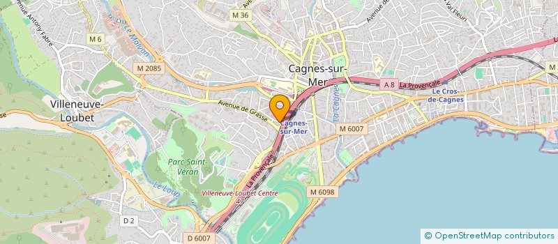 localisation de l'entreprise MONSIEUR HERVE GISBERT à CAGNES-SUR-MER