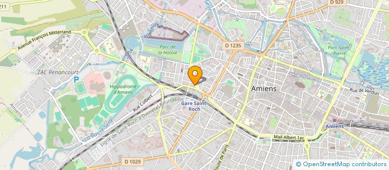 localisation de l'entreprise MONSIEUR HERVE GLACHANT à AMIENS