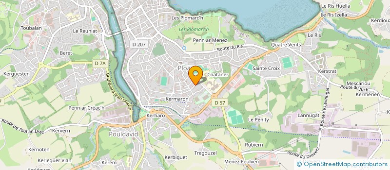 localisation de l'entreprise MONSIEUR HERVE GOEFFIC à DOUARNENEZ