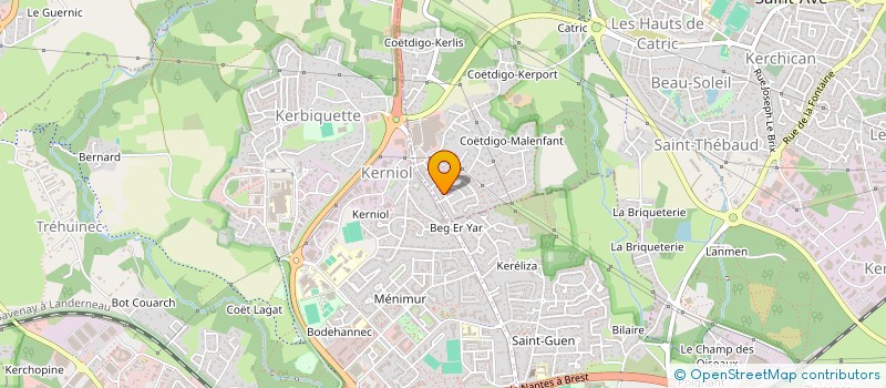 localisation de l'entreprise MONSIEUR HERVE GOLVET à SAINT-AVE