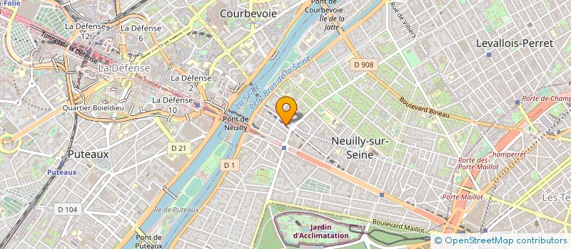 localisation de l'entreprise MONSIEUR HERVE GOMPEL à NEUILLY-SUR-SEINE