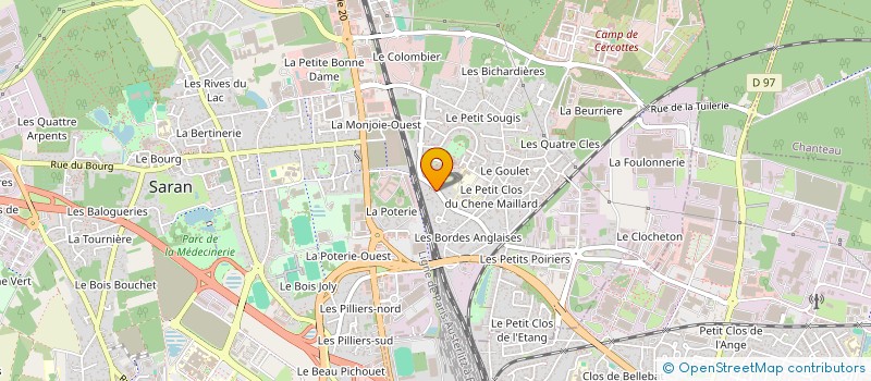 localisation de l'entreprise MONSIEUR HERVE GONNIN  SARAN