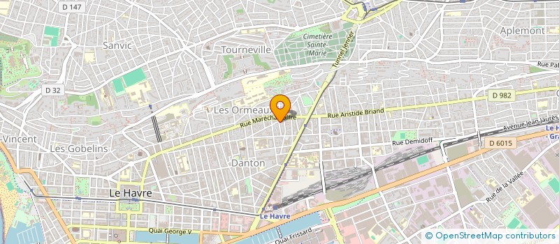 localisation de l'entreprise MONSIEUR HERVE GOSSE à LE HAVRE