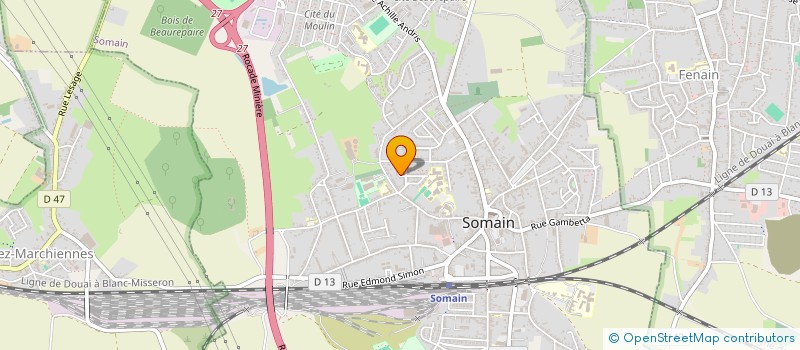 localisation de l'entreprise MONSIEUR HERVE GOSSELIN  SOMAIN