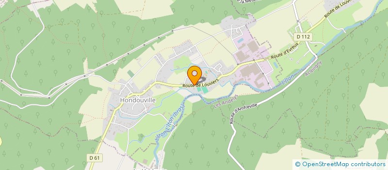 localisation de l'entreprise MONSIEUR HERVE GOUBERT  LA HAYE-MALHERBE