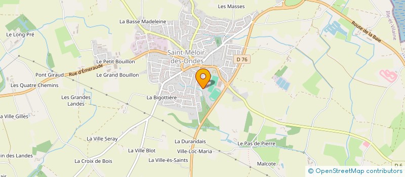 localisation de l'entreprise MONSIEUR HERVE GOUBIN  SAINT-MELOIR-DES-ONDES