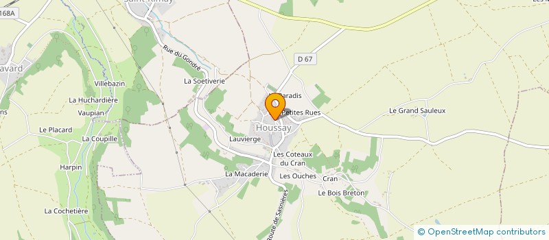 localisation de l'entreprise MONSIEUR HERVE GOUBY à HOUSSAY