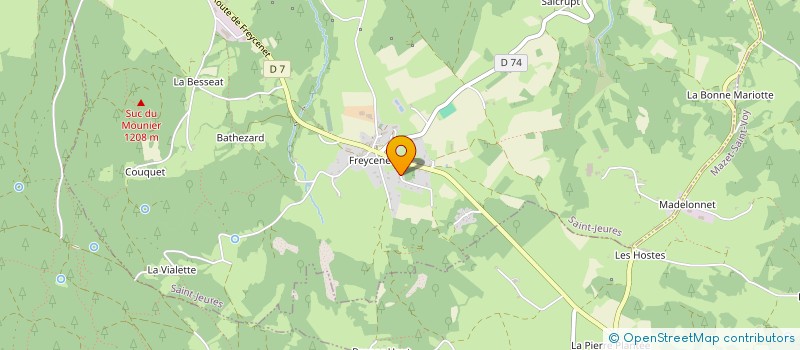 localisation de l'entreprise MONSIEUR HERVE GOUDARD  SAINT-JEURES