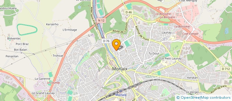 localisation de l'entreprise MONSIEUR HERVE GOUEDARD à MORLAIX
