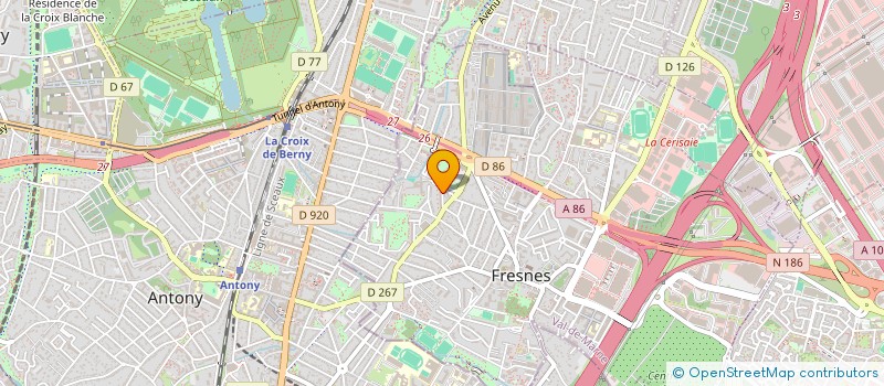 localisation de l'entreprise MONSIEUR HERVE GOUX  LE CHESNAY-ROCQUENCOURT