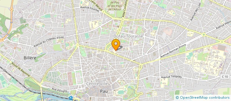 localisation de l'entreprise MONSIEUR HERVE GRABIAS à PAU
