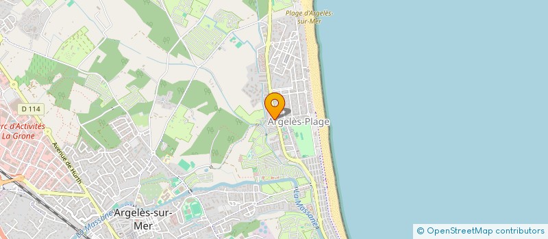 localisation de l'entreprise MONSIEUR HERVE GREGOIRE  ARGELES-SUR-MER