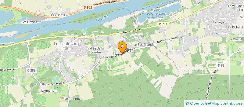 localisation de l'entreprise MONSIEUR HERVE GRENIER à LUSSAULT-SUR-LOIRE