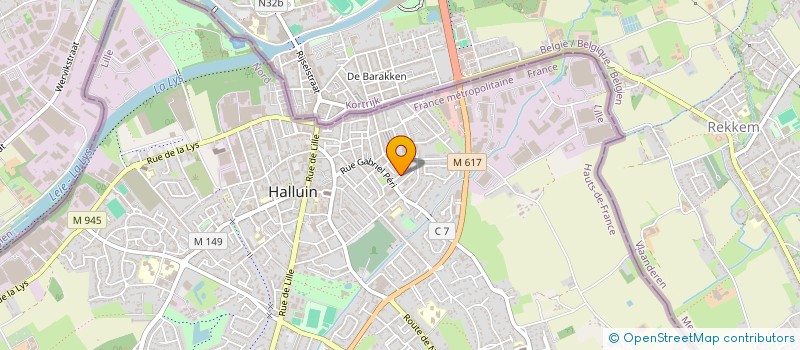 localisation de l'entreprise MONSIEUR HERVE GRIGNON  HALLUIN