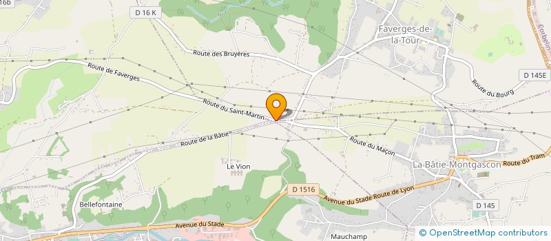 localisation de l'entreprise MONSIEUR HERVE GRIMARD à FAVERGES-DE-LA-TOUR