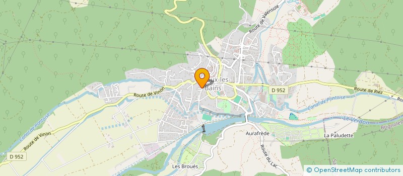 localisation de l'entreprise MONSIEUR HERVE GRIVEL à GREOUX-LES-BAINS