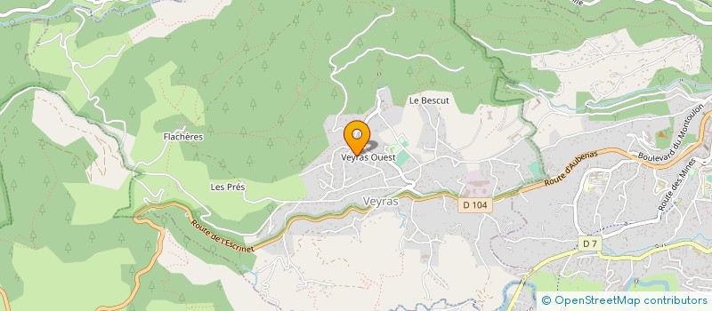 localisation de l'entreprise MONSIEUR HERVE GROHAN  VEYRAS