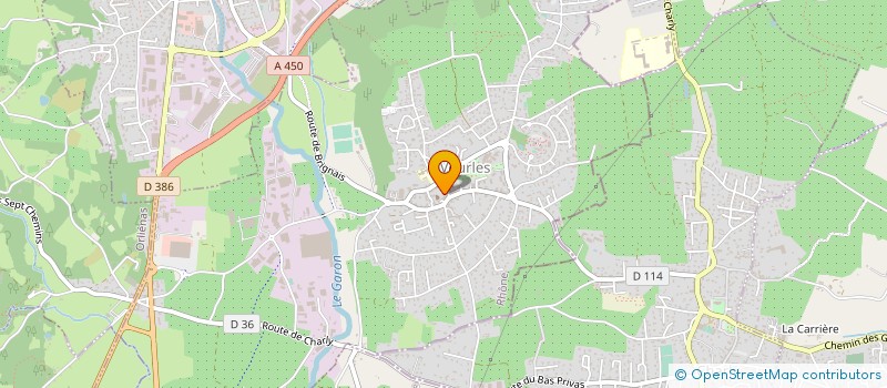 localisation de l'entreprise MONSIEUR HERVE GUBIAN  VOURLES