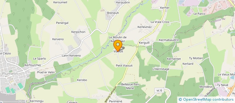 localisation de l'entreprise MONSIEUR HERVE GUERIN  MOUSTOIR-AC