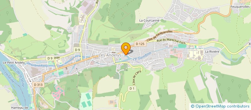 localisation de l'entreprise MONSIEUR HERVE GUERRE  LES ANDELYS