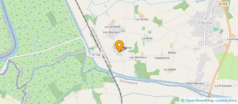 localisation de l'entreprise MONSIEUR HERVE GUIHO  FEGREAC