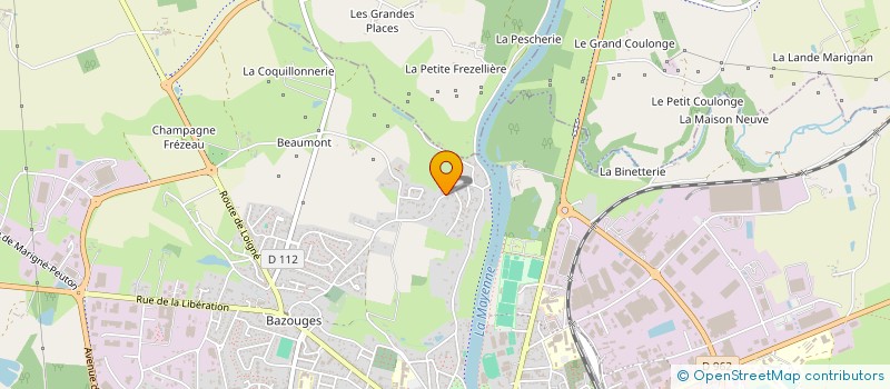 localisation de l'entreprise MONSIEUR HERVE GUILAUME  CHATEAU-GONTIER-SUR-MAYENNE