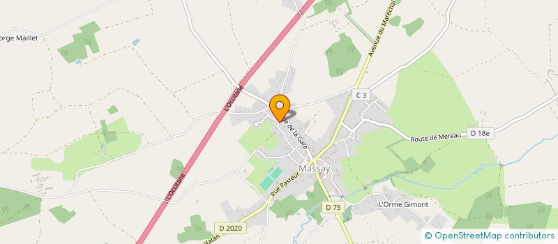 localisation de l'entreprise MONSIEUR HERVE GUILBAULT  MASSAY