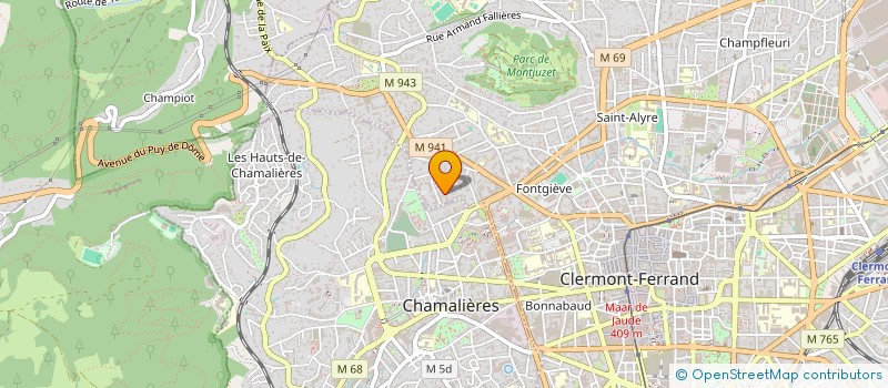 localisation de l'entreprise MONSIEUR HERVE GUILLAUME  CLERMONT-FERRAND