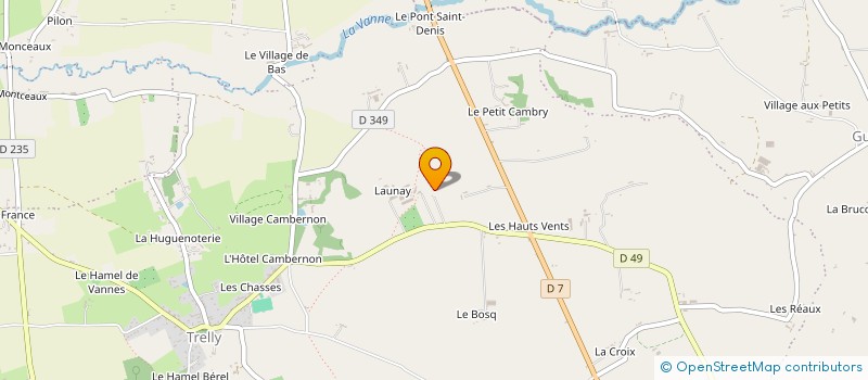 localisation de l'entreprise MONSIEUR HERVE GUILLE  QUETTREVILLE-SUR-SIENNE