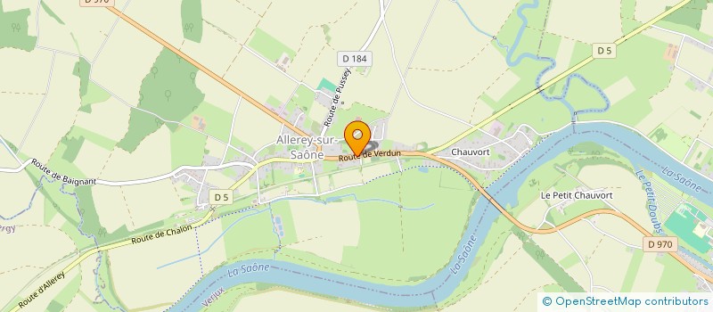 localisation de l'entreprise MONSIEUR HERVE GUILLEMIN  ALLEREY-SUR-SAONE