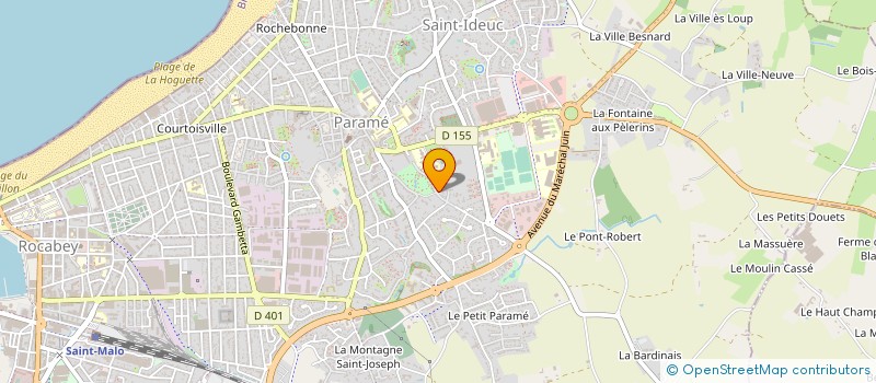 localisation de l'entreprise MONSIEUR HERVE GUILLOIT  SAINT-MALO