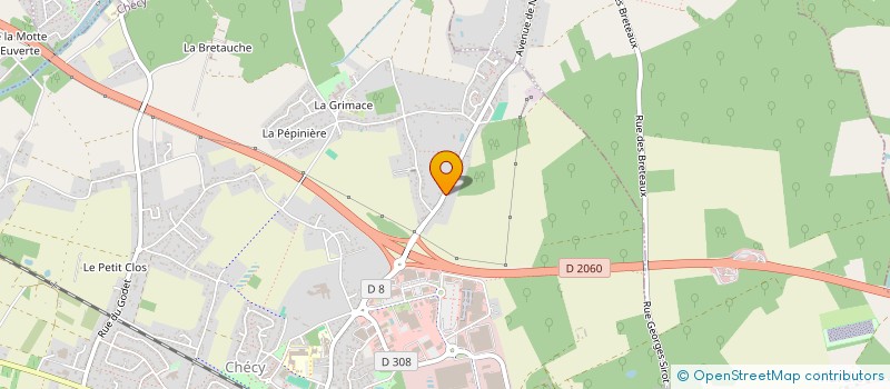 localisation de l'entreprise MONSIEUR HERVE GUILLORY  CHECY