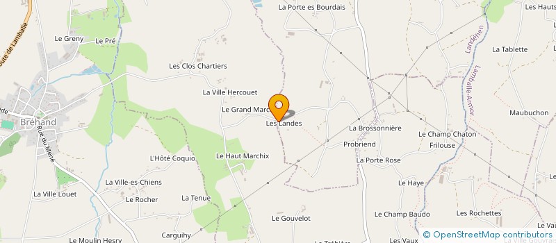 localisation de l'entreprise MONSIEUR HERVE GUILLOT à LANDEHEN