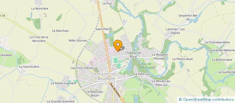 localisation de l'entreprise MONSIEUR HERVE GUILLOTEAU à LES LUCS-SUR-BOULOGNE