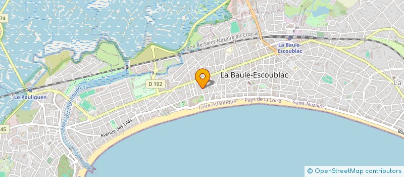 localisation de l'entreprise MONSIEUR HERVE GUIMARD à LA BAULE-ESCOUBLAC