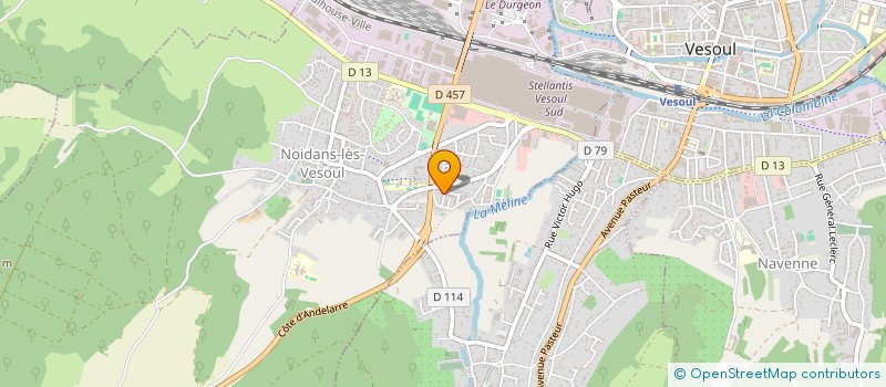 localisation de l'entreprise MONSIEUR HERVE GUINEBERT à NOIDANS-LES-VESOUL