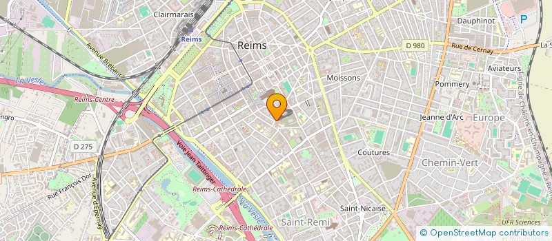 localisation de l'entreprise MONSIEUR HERVE GUINES  REIMS