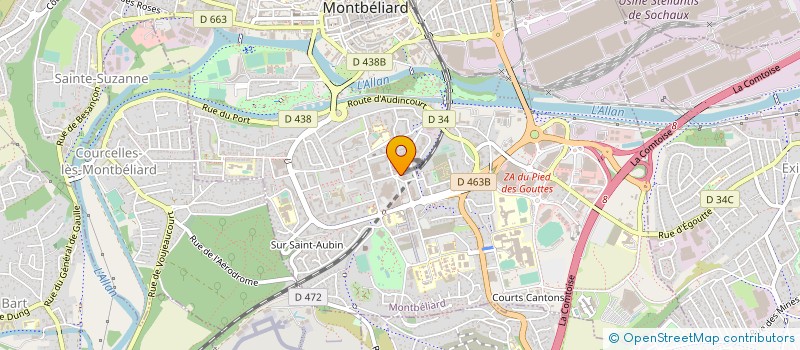localisation de l'entreprise MONSIEUR HERVE GUY  MONTBELIARD