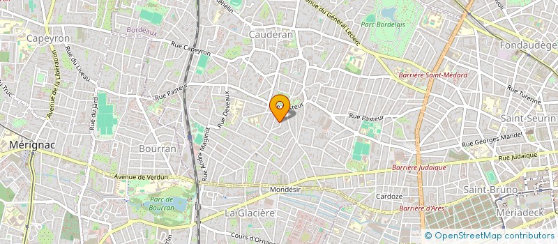 localisation de l'entreprise MONSIEUR HERVE HACKLINGER à BORDEAUX