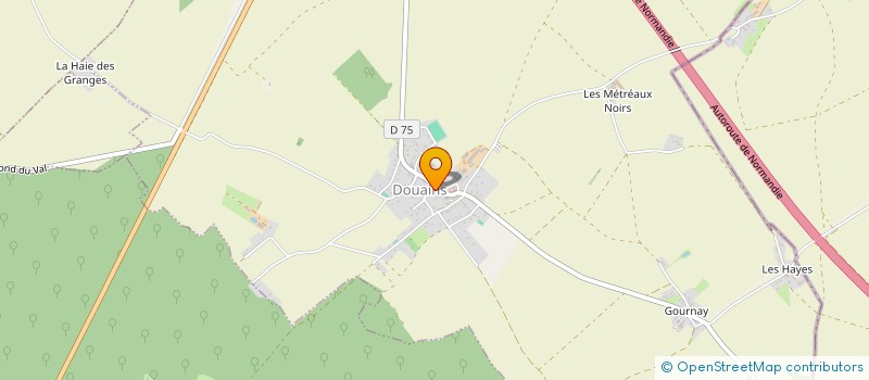 localisation de l'entreprise MONSIEUR HERVE HADMAR  DOUAINS