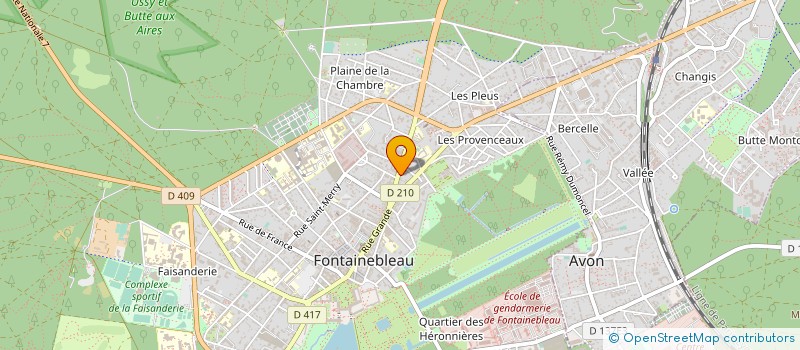 localisation de l'entreprise MONSIEUR HERVE HAMELIN à FONTAINEBLEAU