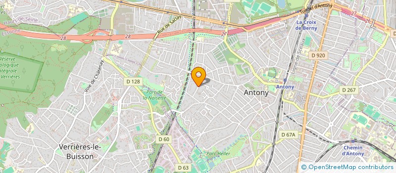 localisation de l'entreprise MONSIEUR HERVE HARDOUIN à ANTONY