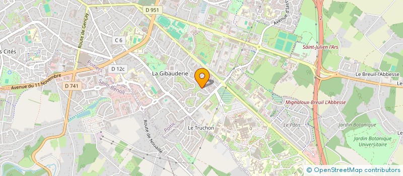 localisation de l'entreprise MONSIEUR HERVE HARISTOUY  POITIERS