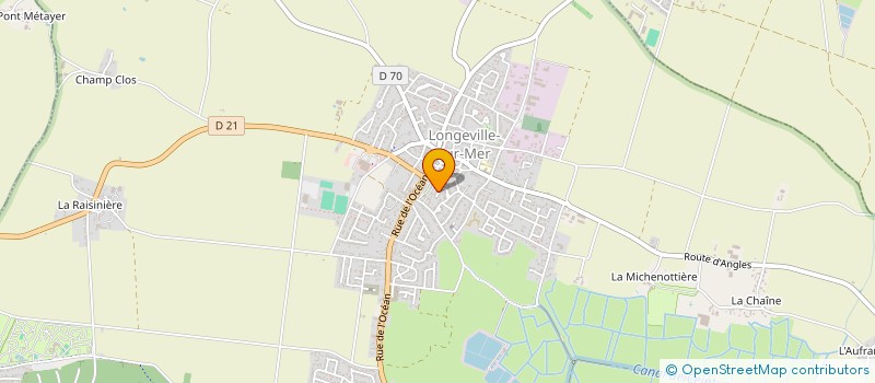 localisation de l'entreprise MONSIEUR HERVE HECHT  LONGEVILLE-SUR-MER