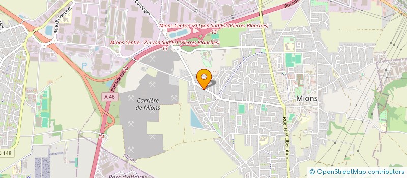 localisation de l'entreprise MONSIEUR HERVE HENRY  MIONS