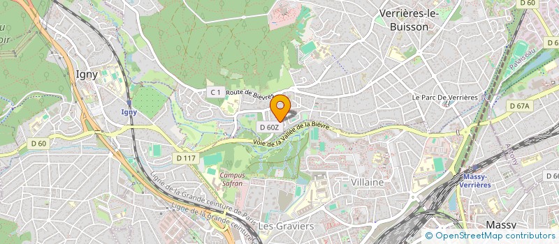 localisation de l'entreprise MONSIEUR HERVE HEUZE à VERRIERES-LE-BUISSON
